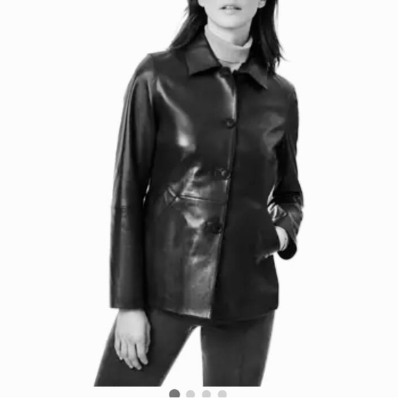 Bernardo butter soft leather jacket/blazer size S-NWOT - Picture 3 of 12